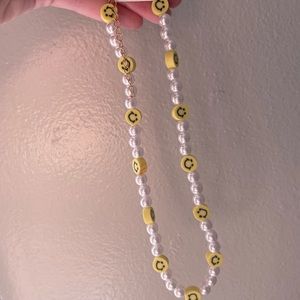 Smiley Beaded Necklace :)